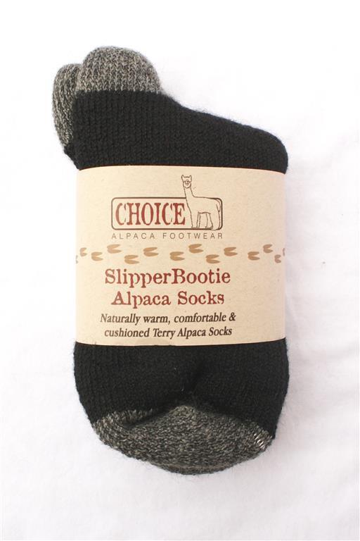 SlipperBootie Alpaca Socks