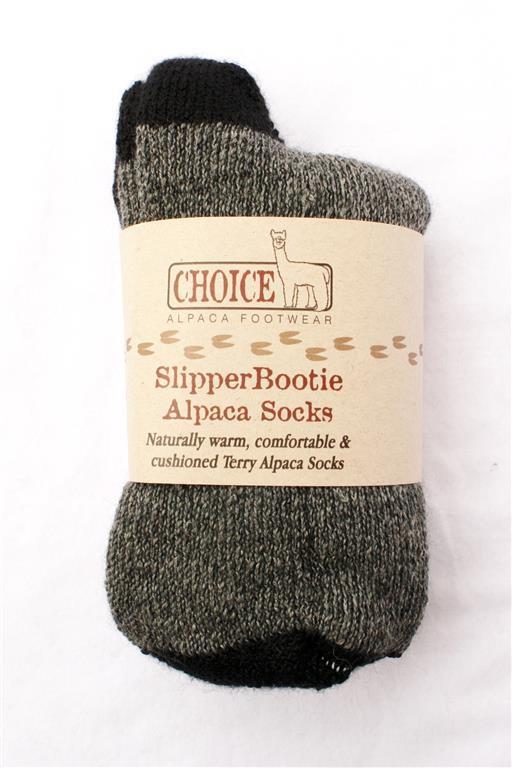 SlipperBootie Alpaca Socks